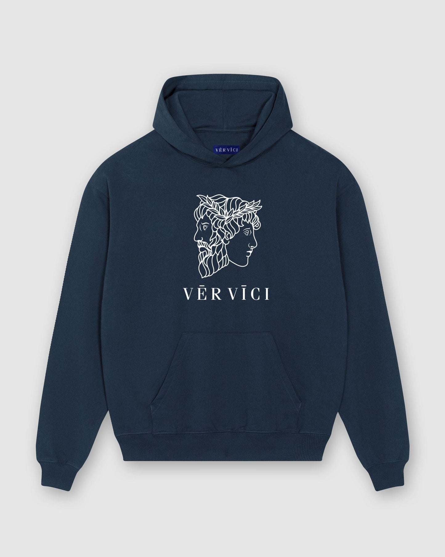 Oversize Organic Cotton Logo Hoodie - Vēr Vīci | Online Store