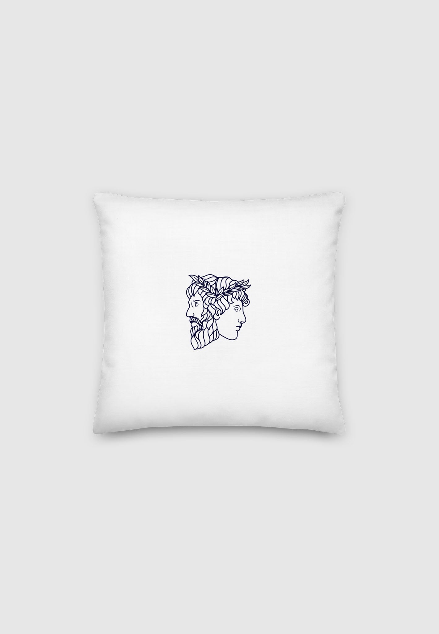 Logo Throw Pillow - Vēr Vīci