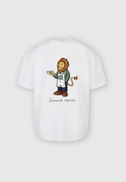 Premium Oversize Leonardo Barista T - Shirt - Vēr Vīci