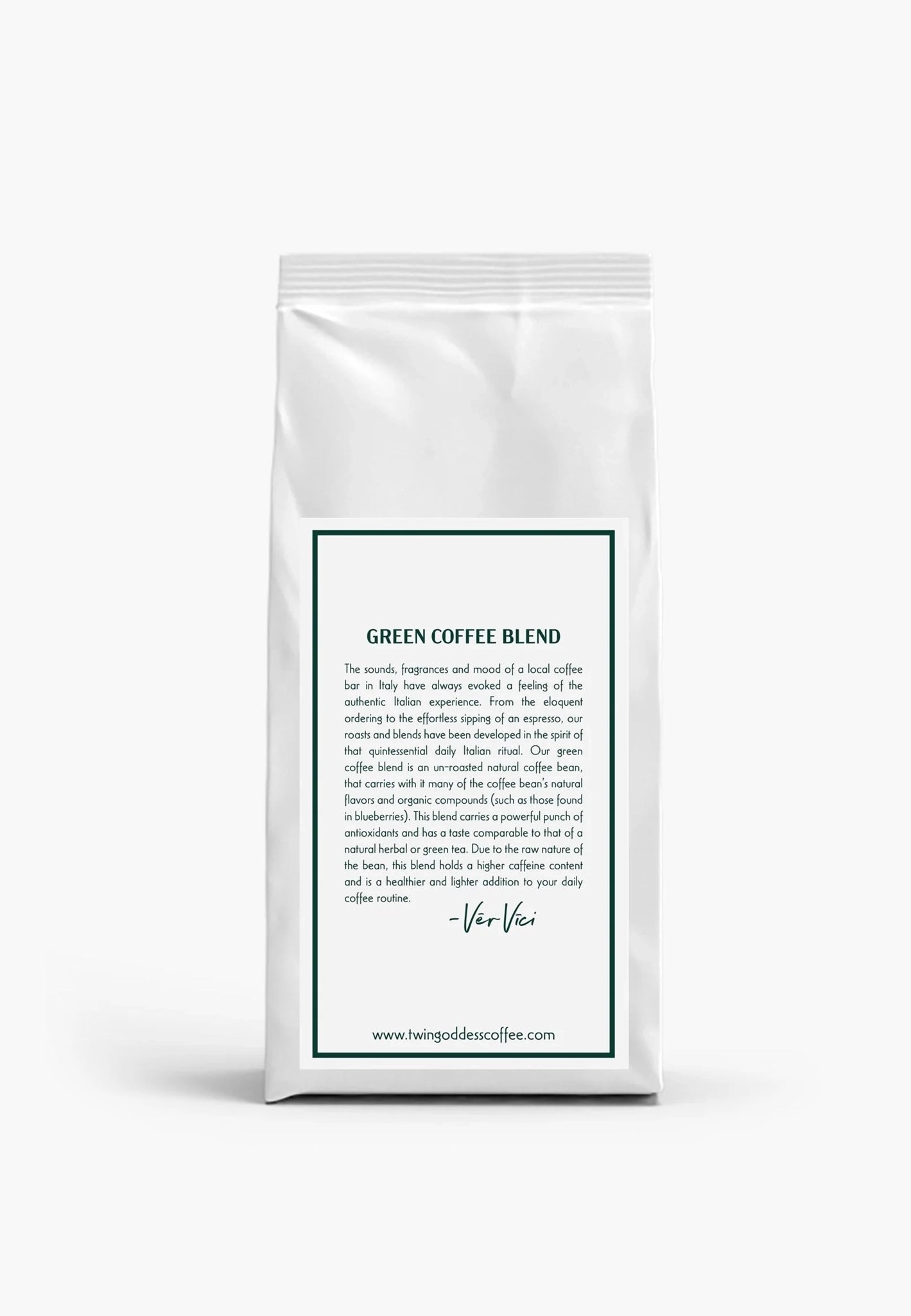 Twin Goddess Green Coffee Blend - Vēr Vīci