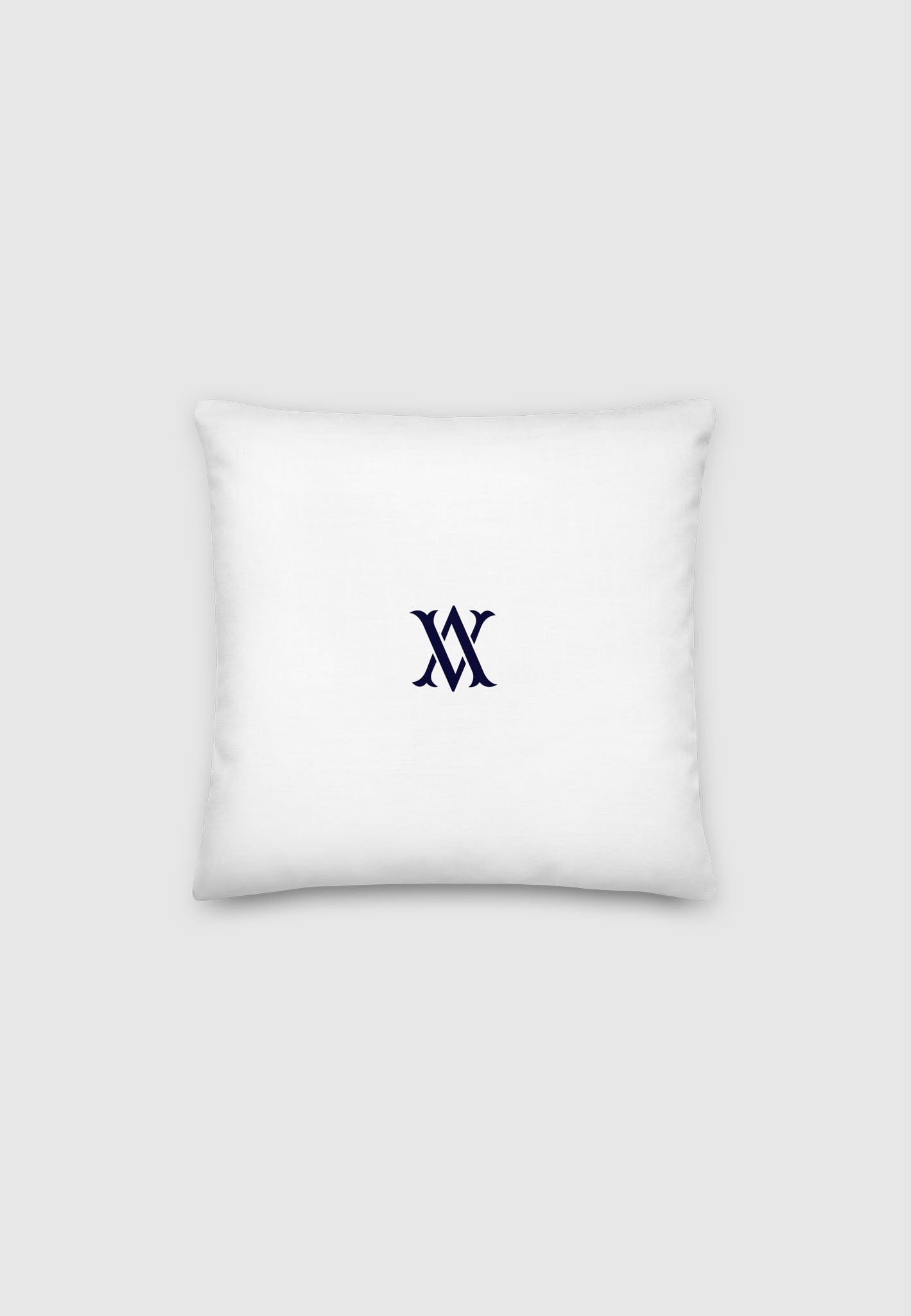 VV Monogrammed Throw Pillow - Vēr Vīci