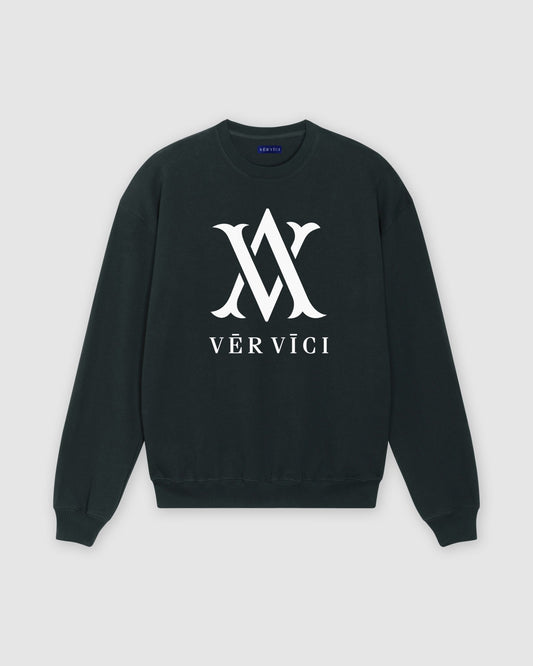 Relaxed Fit Monogram Crew - Vēr Vīci