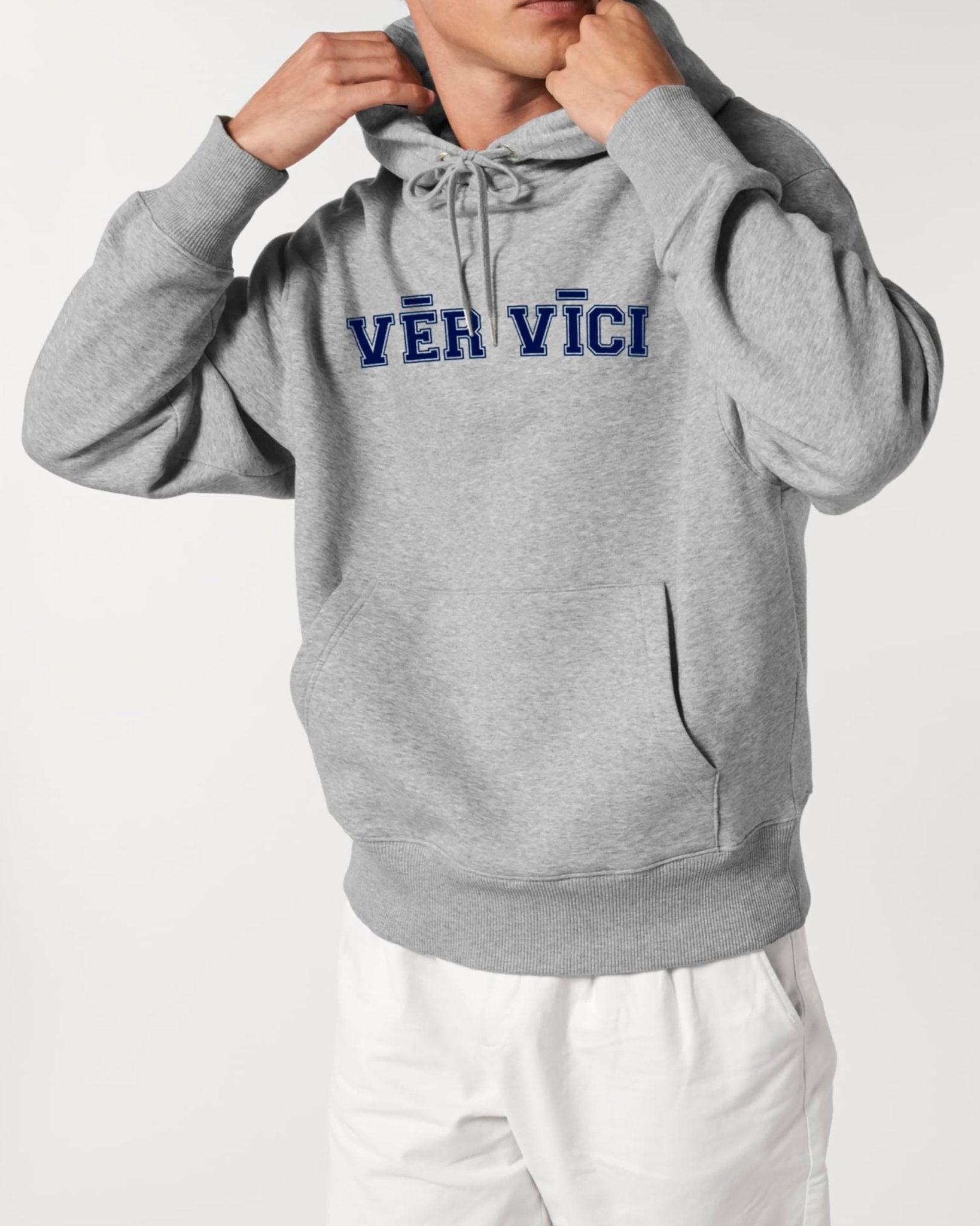 Relaxed Fit Varsity Hoodie - Vēr Vīci | Online Store