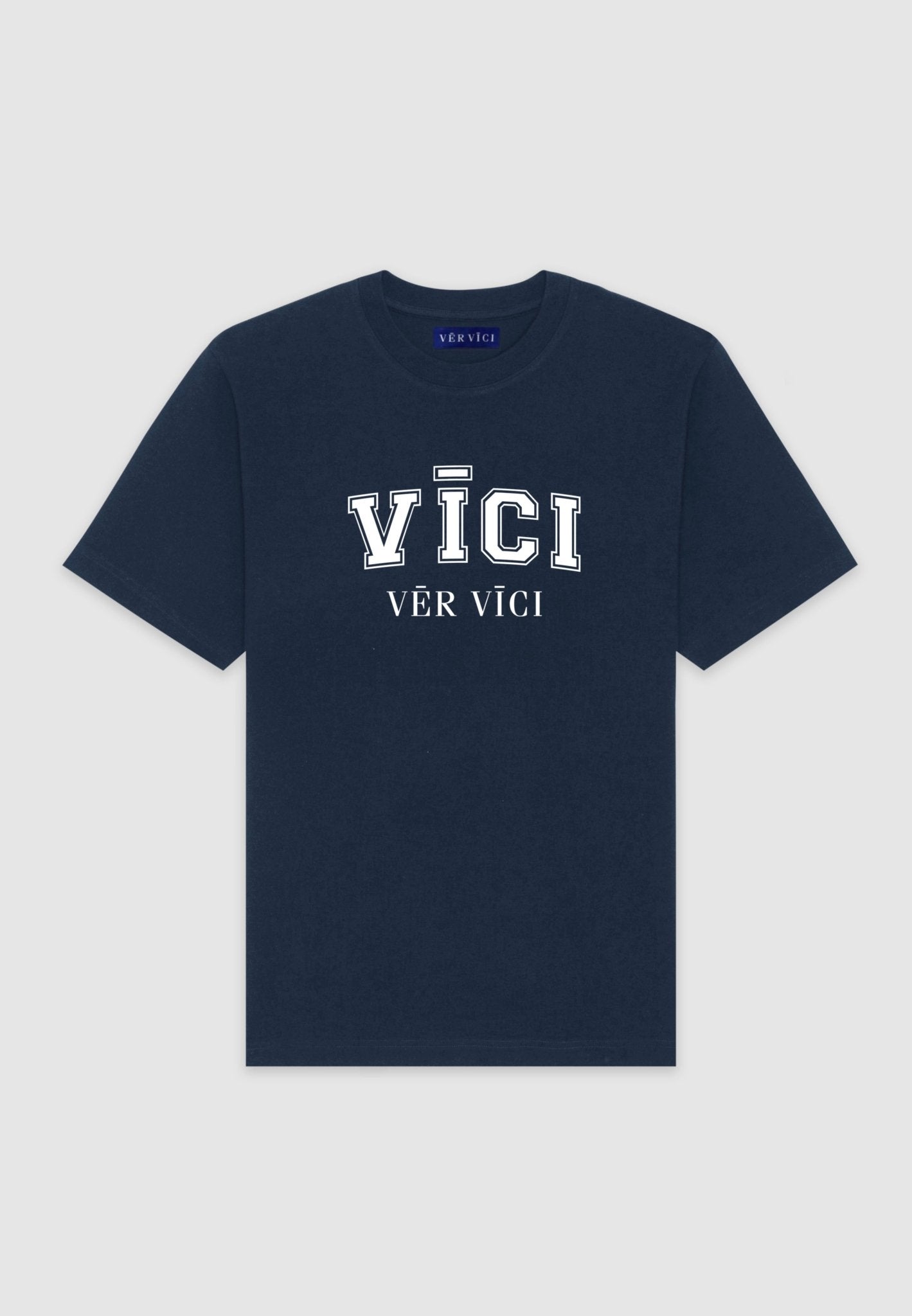 Relaxed Fit Varsity Logo T-shirt - Vēr Vīci | Online Store