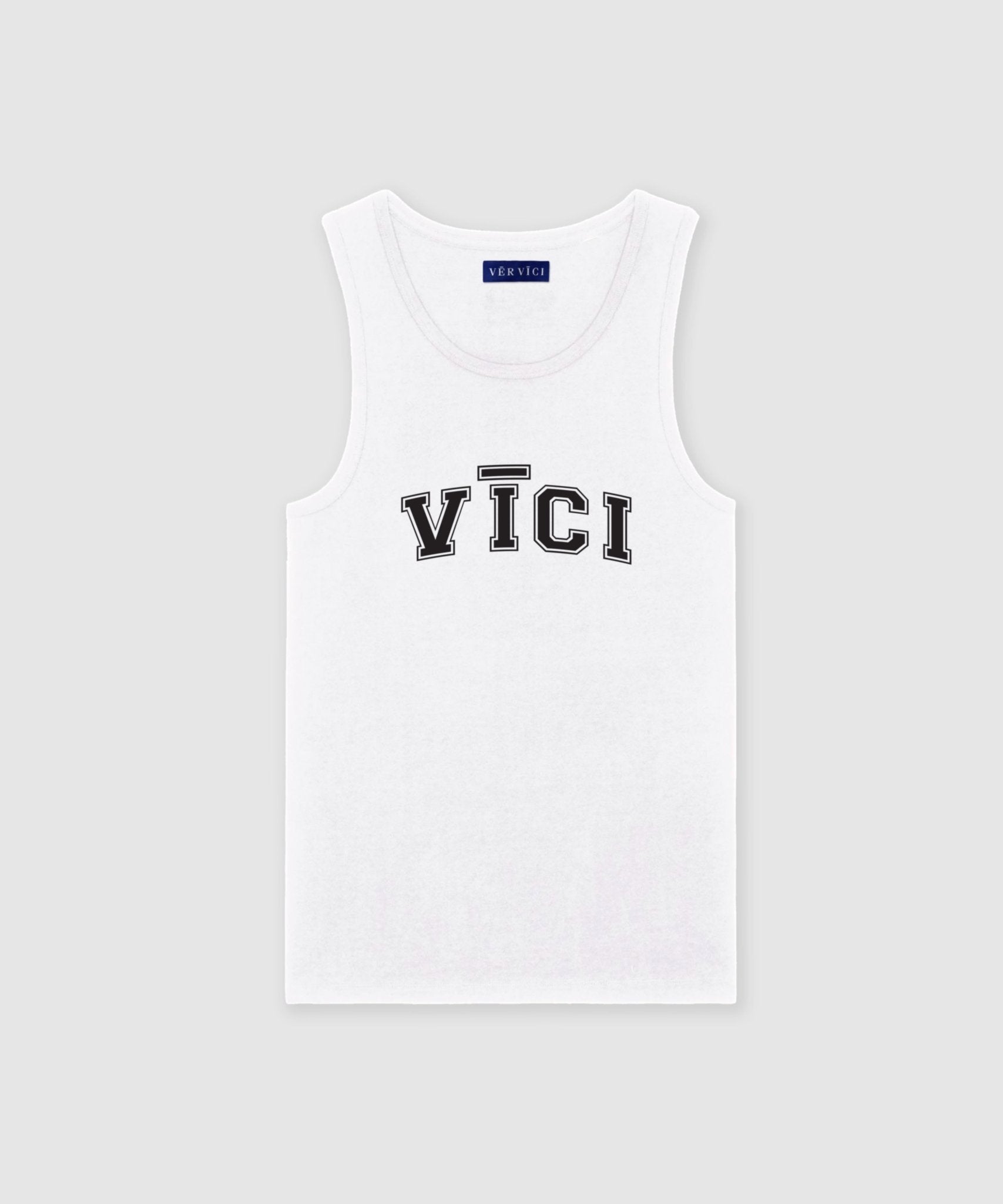 Sleeveless Organic Cotton Tank Top - Vēr Vīci | Online Store