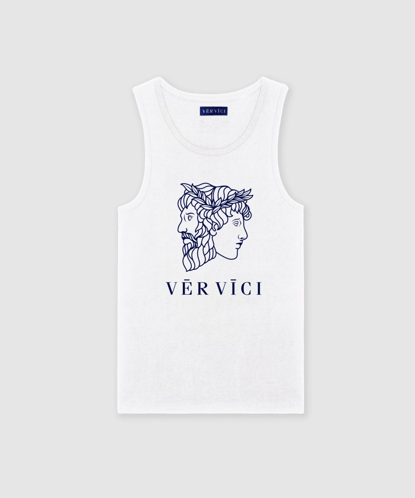 Sleeveless Organic Cotton Tank Top - Vēr Vīci | Online Store