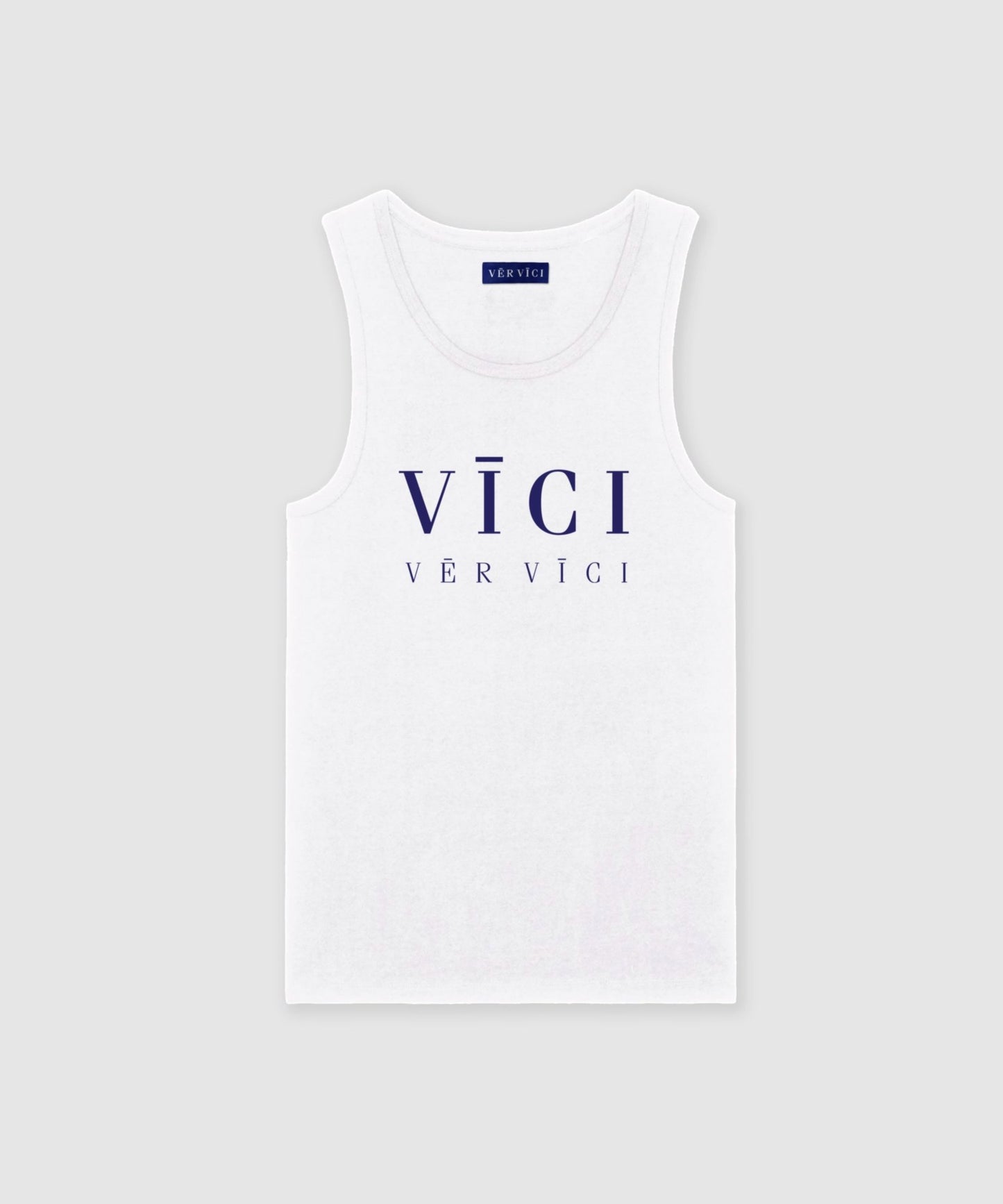 Sleeveless Organic Cotton Tank Top - Vēr Vīci | Online Store