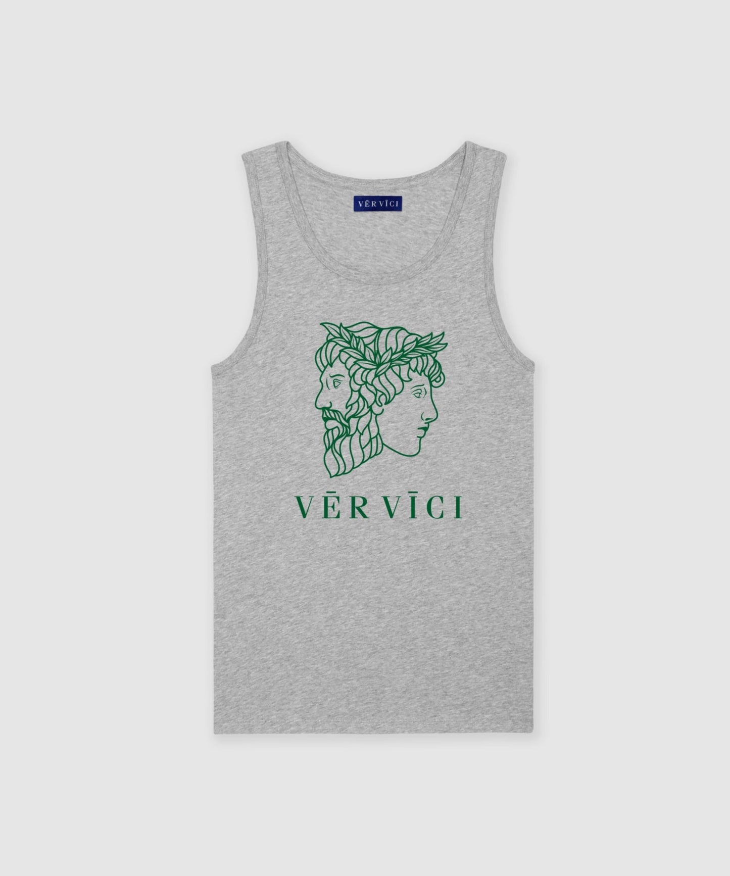 Sleeveless Organic Cotton Tank Top - Vēr Vīci | Online Store