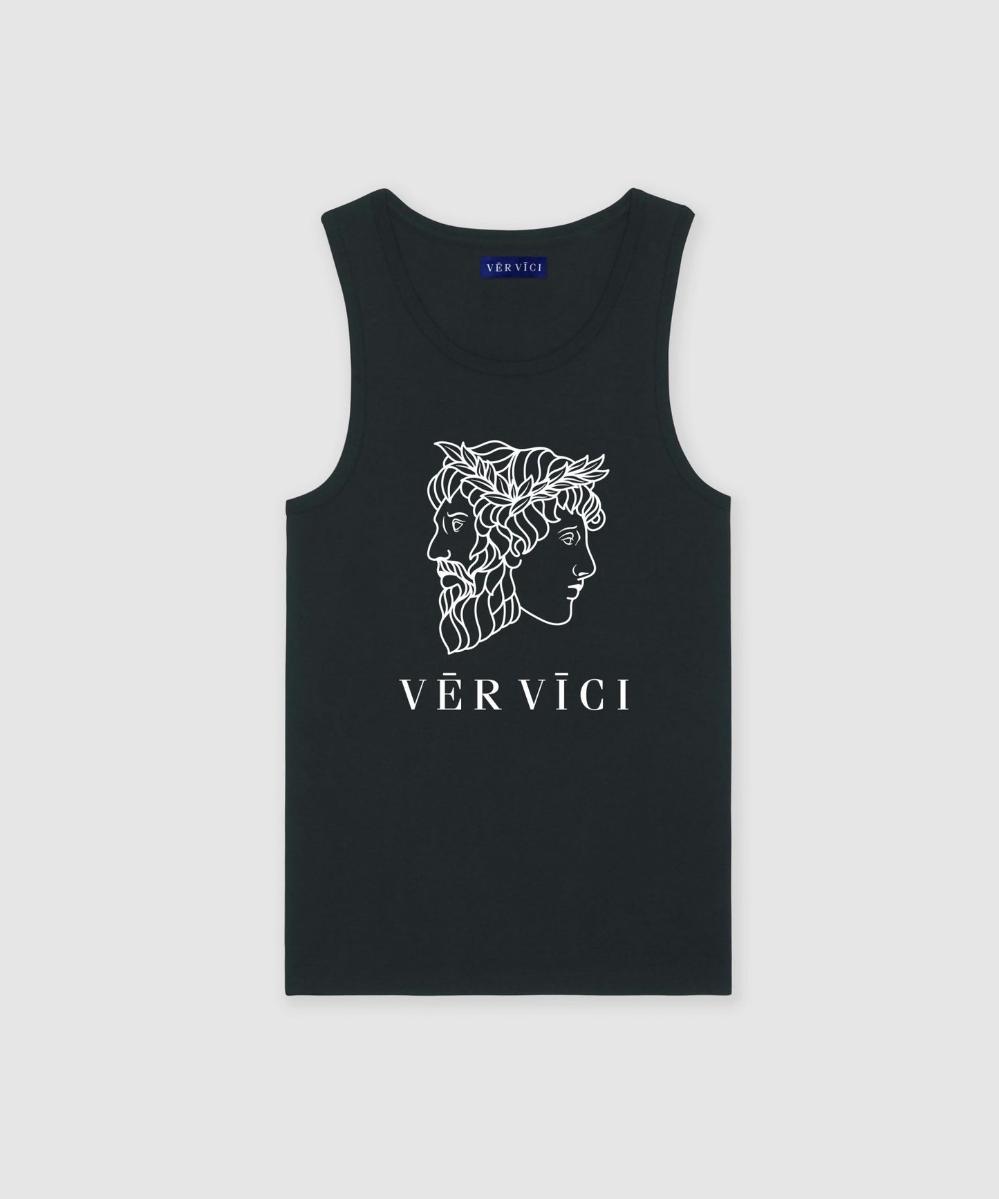 Sleeveless Organic Cotton Tank Top - Vēr Vīci | Online Store