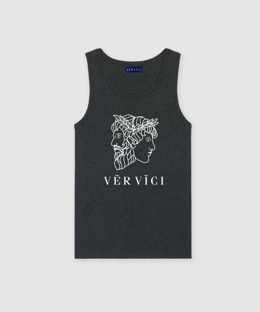 Sleeveless Organic Cotton Tank Top - Vēr Vīci | Online Store