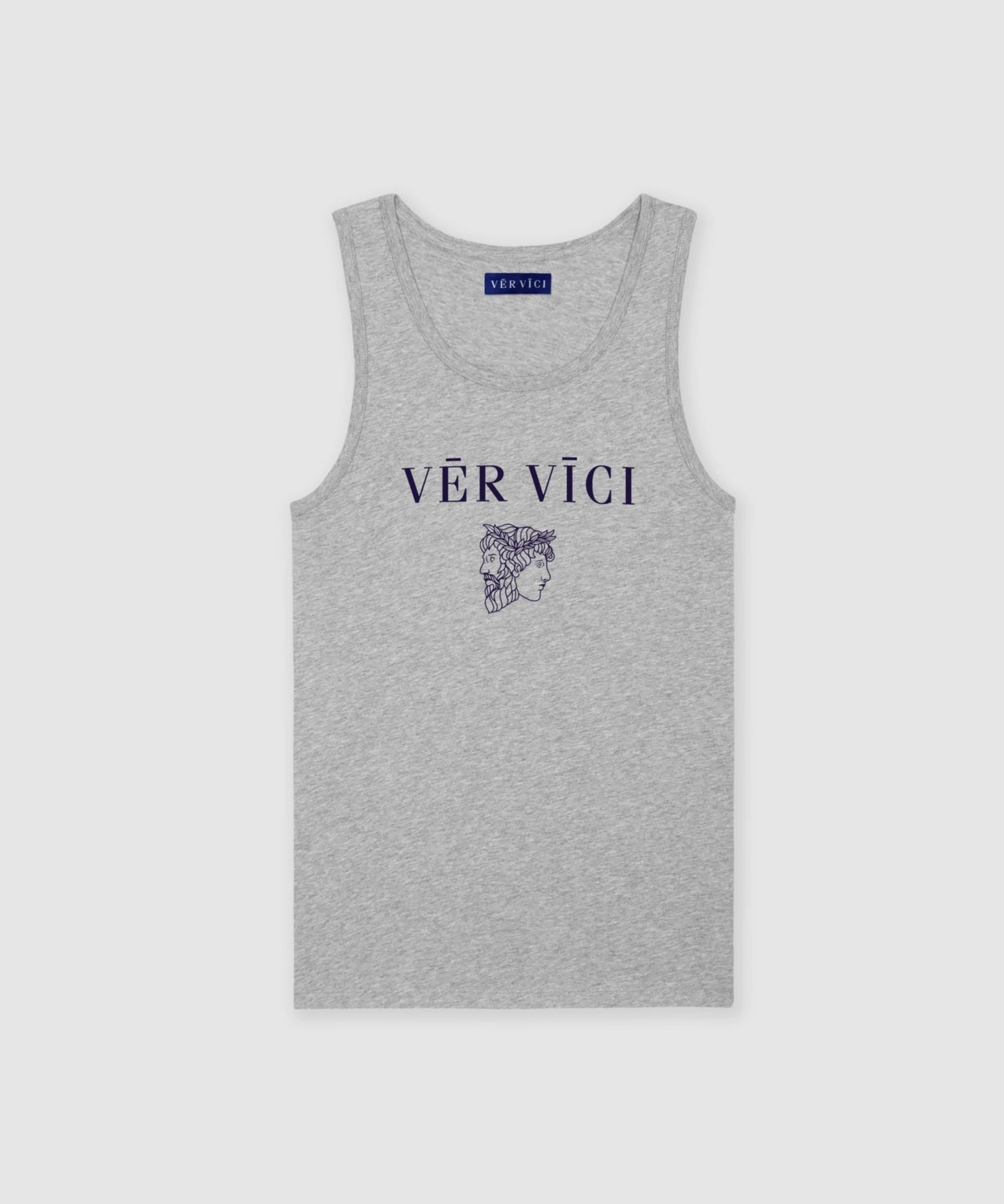 Sleeveless Organic Cotton Tank Top - Vēr Vīci | Online Store