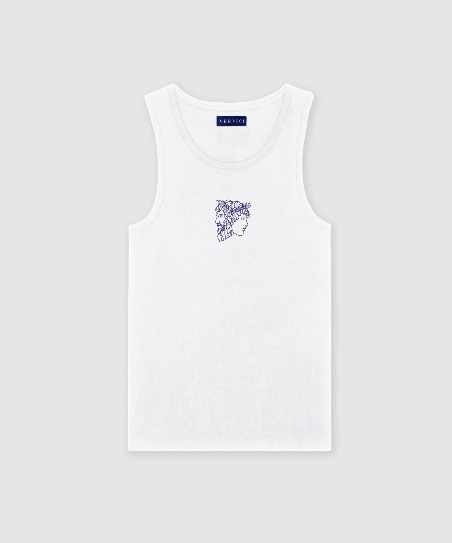 Sleeveless Organic Cotton Tank Top - Vēr Vīci | Online Store