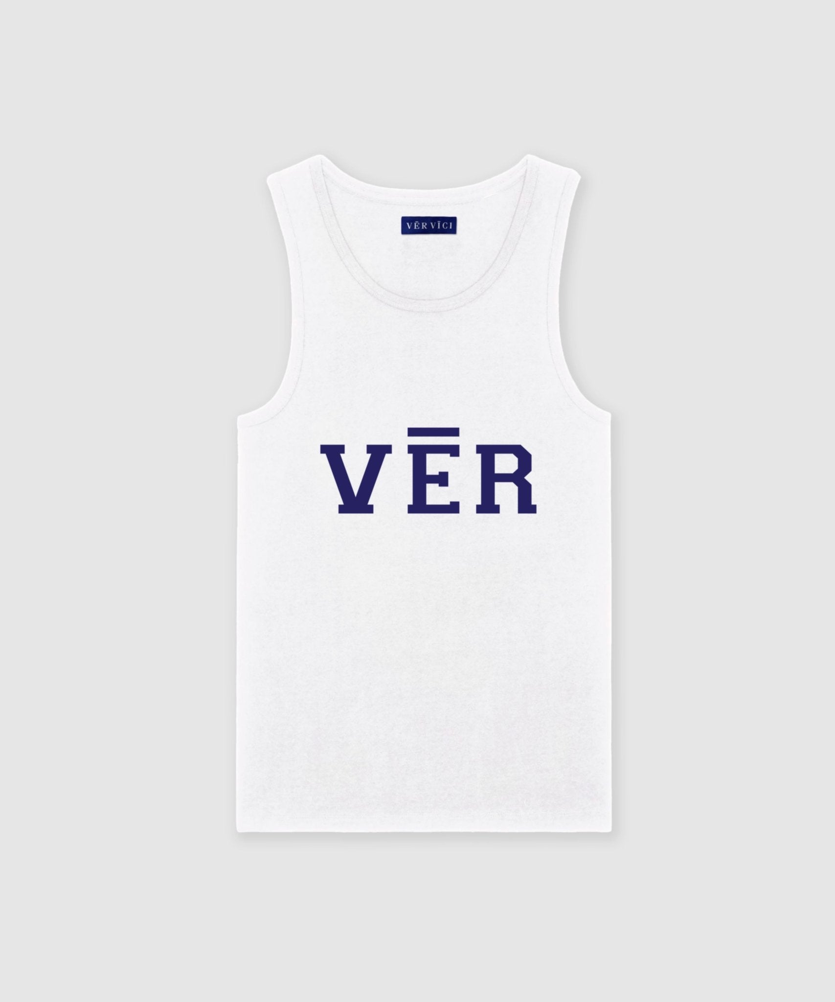 Sleeveless Organic Cotton Tank Top - Vēr Vīci | Online Store