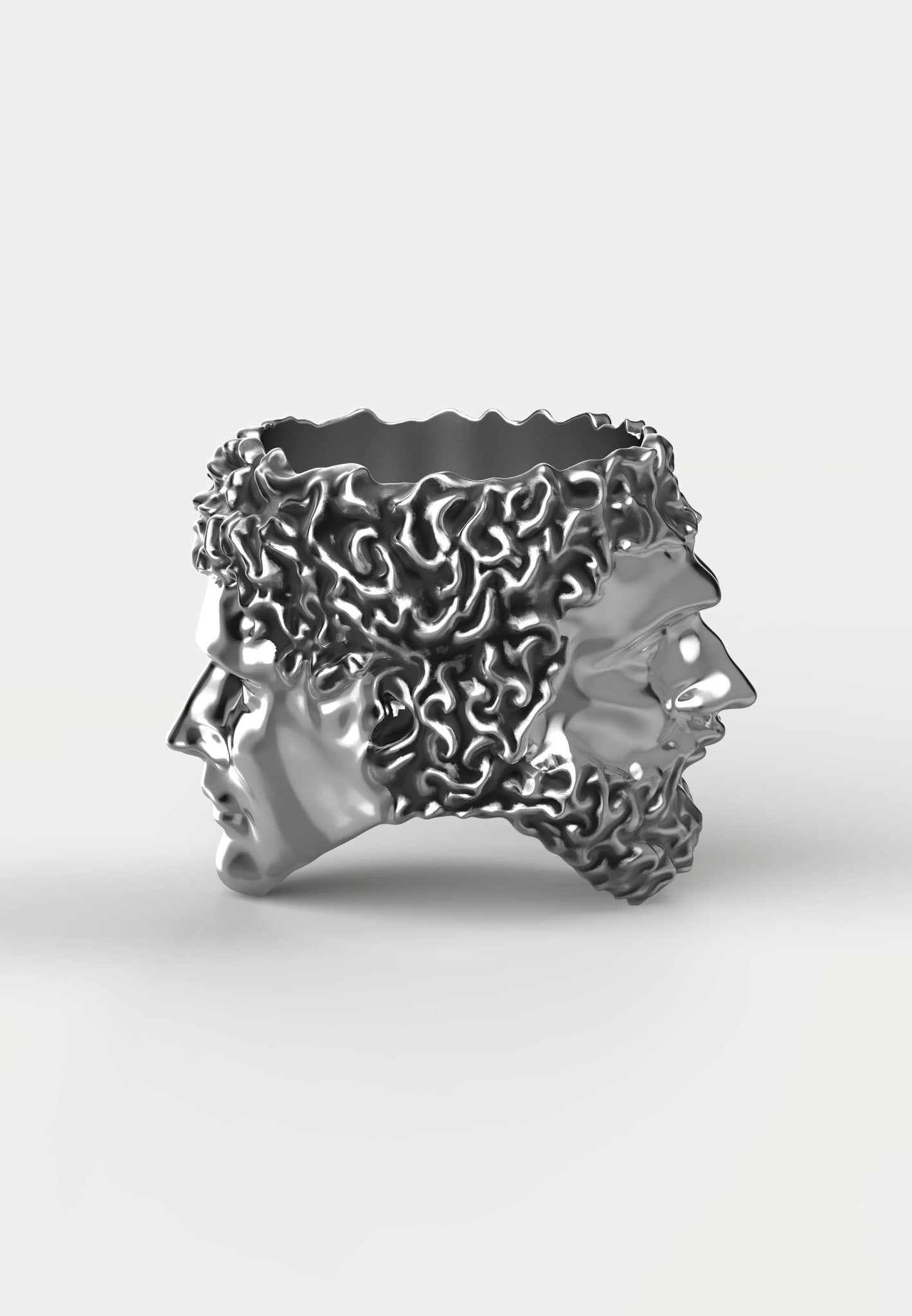 Sterling Silver Godhead Ring - Vēr Vīci | Online Store