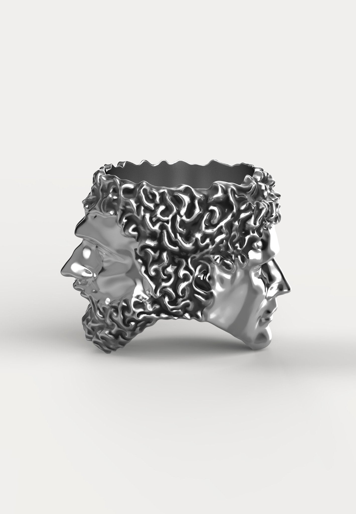 Sterling Silver Godhead Ring - Vēr Vīci | Online Store